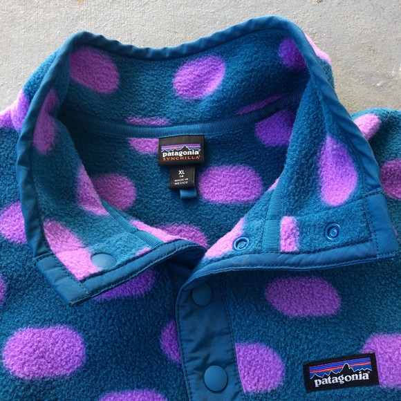 Patagonia Polka Dot Synchilla Fleece Jacket - Picture 4 of 4